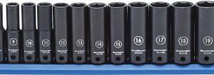 GEARWRENCH GWR-84914N  Set Socket Impact Deep Met 3/8Dr 13Pc