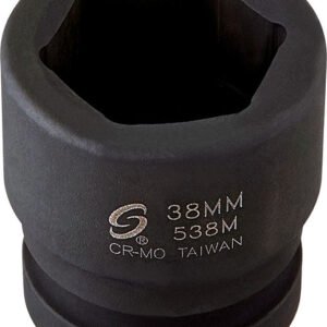 SUNEX SUN-538M  1" Dr. 38Mm Impact Socket