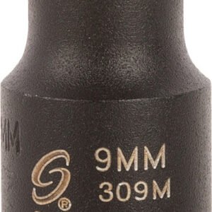 SUNEX SUN-309M  3/8" Dr. 9Mm Impact Socket