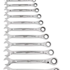 MILWAUKEE   Mlw-48-22-9516 15-Pc Ratchet Combo Wrench-Metr