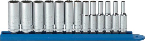 GEARWRENCH GWR-80308 Set Socket Deep Met 1/4Dr 12Pt 13Pc 1 GEARWRENCH GWR-80308 Set Socket Deep Met 1/4Dr 12Pt 13Pc