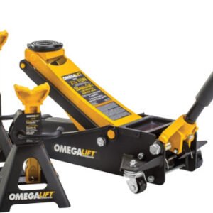 Omega 2.5-Ton Magic Lift Service Jack And 3-Ton Jack Stands Combo