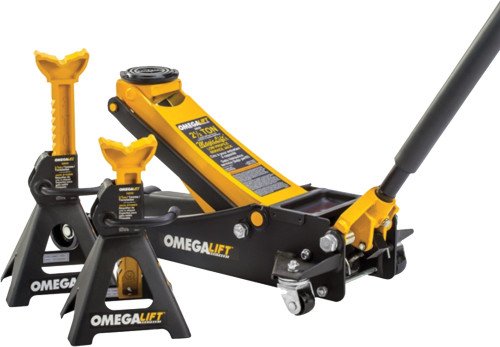 OMEGA OME-25055B 2.5-Ton Magic Lift Service Jack And 3-Ton Jack Stands Combo 1 OMEGA OME-25055B 2.5-Ton Magic Lift Service Jack And 3-Ton Jack Stands Combo
