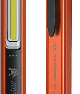 MAXXEON MXN-00440  Workstar® 440 Inspector Maxx Usb Rechargeable Work & Inspection Light, 250/160 Lumen, Magnetic Pocket Clip