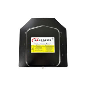Soladeck-0599B Shingle Roof attic entry junction box 13x12 Flashing
