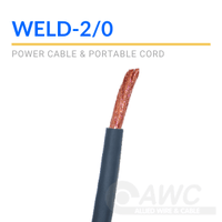 Raw Cable WC-2/0 2/O DLO Cable with CSA Approval