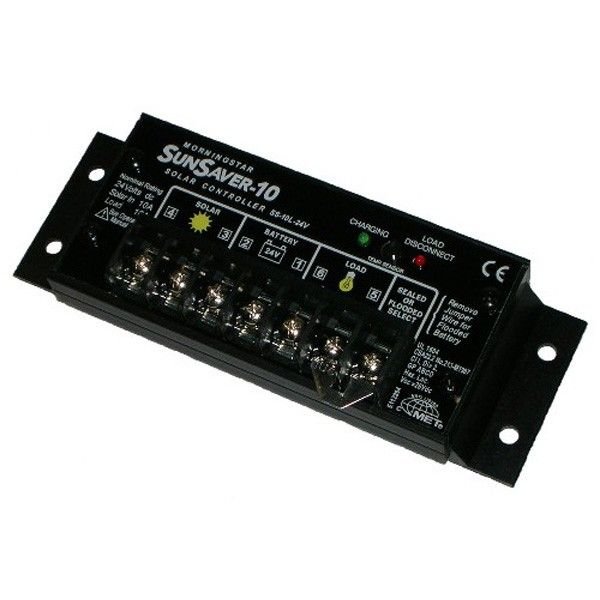 Morningstar SunSaver 10A 12V PWM Solar Charge Controller 3 Morningstar SunSaver 10A 12V PWM Solar Charge Controller - Image 3