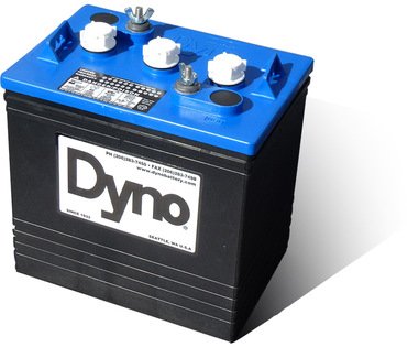 Dyno D-90 6V 210Ah Deep Cycle Golf Cart & Floor Sweeper Battery (GC2A) 1 d90.jpg