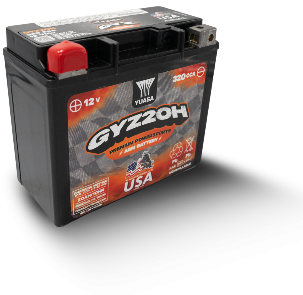 Yuasa GYZ20H Sealed AGM Factory Activated Powersport Battery 1 GYZ20H ANGLED e1741885714998 1024x996.x27198.png