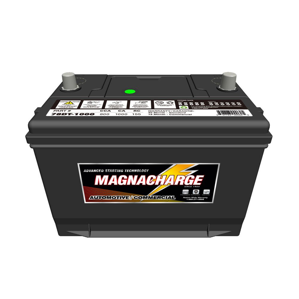 Magnacharge 78DT-1000 Group 78DT, Automotive Starting Battery, 800CCA, 1000CA, 155RC 1 13 2.jpg