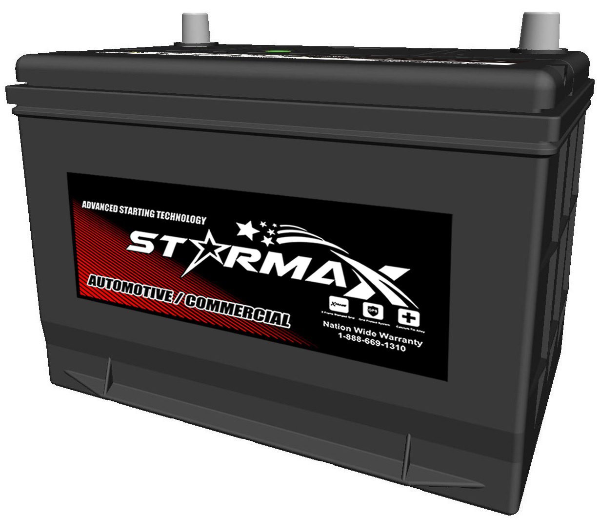 Starmax Premium Group 27F - 925CA, 750CCA, 155RC Automotive Starting Battery, 12 Volt - Top Terminal 3 27F 925 BATTERY IMAGE 2.jpg