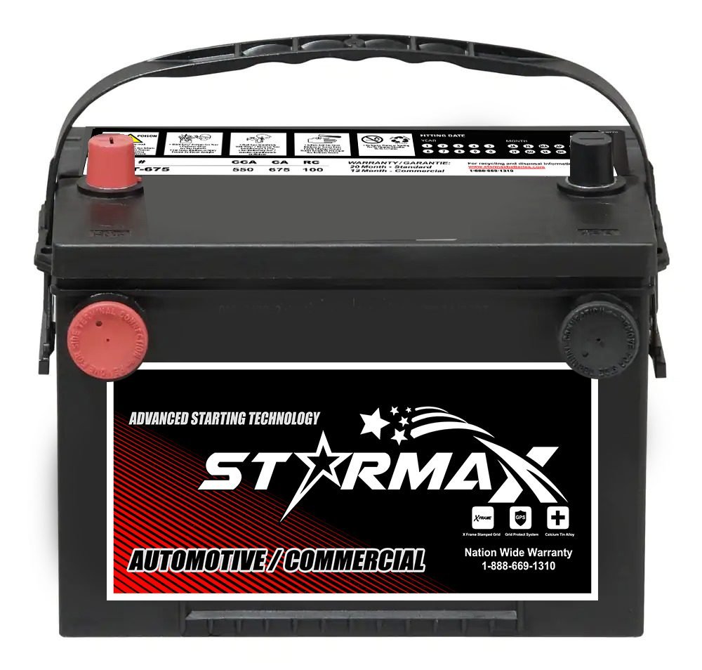 Starmax Premium Group 34/78DT - 1000CA, 800CCA, 155RC Universal Dual Terminal Battery - 12 Volt 1 78DT 675 550CCA 675CA 100RC 3.jpg