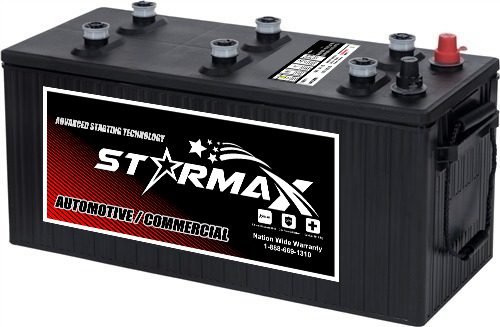 Starmax Premium Group 4DM - 1250CA, 1000CCA, 200RC Commercial Truck, Bus and Equipment Battery - 12Volt 1 BCI Group Size 4DM Battery 1000CCA 2.jpg