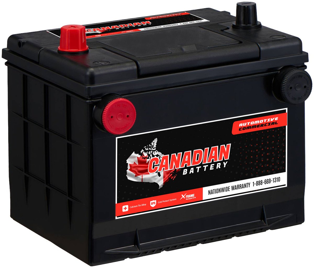 Canadian Battery 75DT-850 Group 75DT Dual Terminal High-Performance Auto/Truck Battery – 650 CCA, 800 CA, 130 RC 1 Group 75DT 3 1.jpg