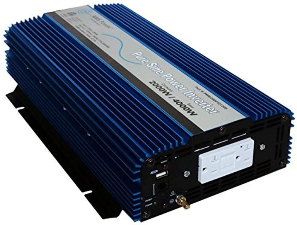 AIMS Power PWRI200012120S 2000 Watt Pure Sine Wave Power Inverter with USB & Remote Port – ETL Listed to UL 458 1 6153QjWTvrL. AC SL1000 46667.1647984034.jpg