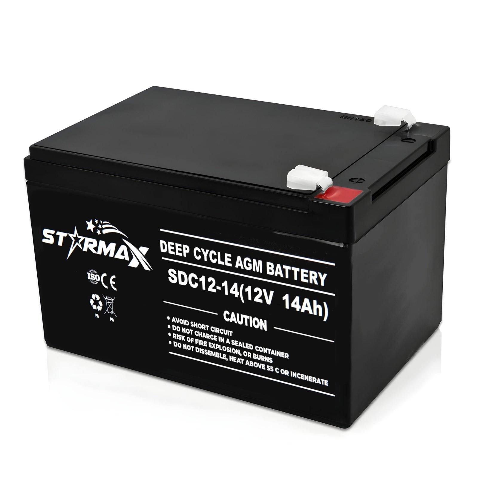 Starmax SDC12-14 12V 14Ah VRLA AGM Deep Cycle Battery 1 SDC12 14 (12V 14AH)