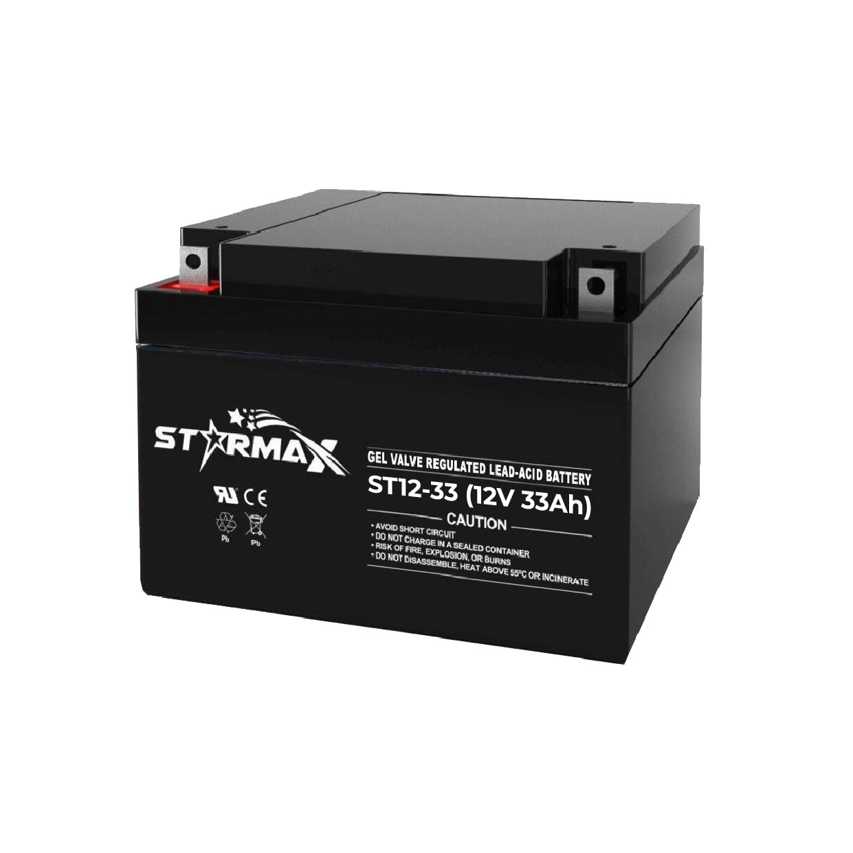 Starmax ST12-33 12V 33Ah Sealed Lead Acid (SLA) AGM Battery 1 ST12 33 (12V 33AH)