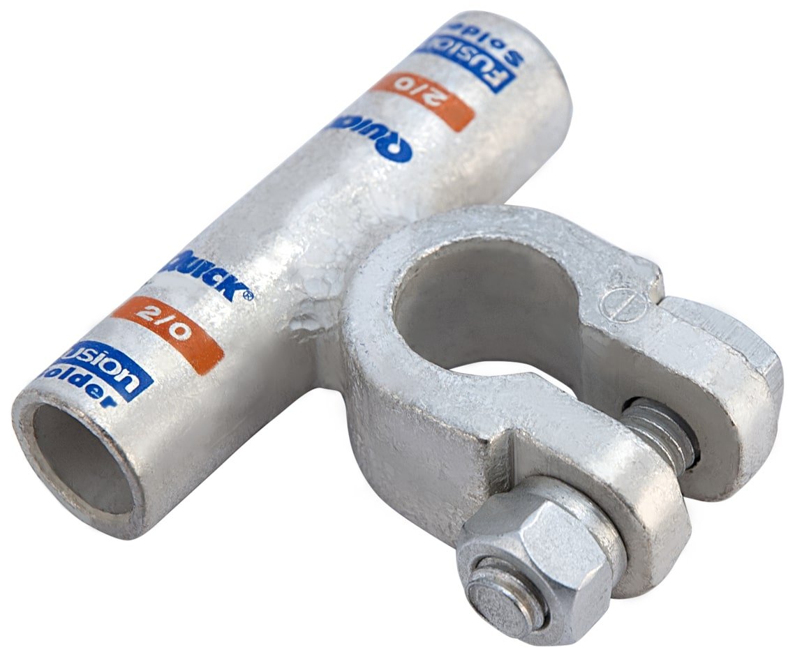 QuickCable 436320-005N 2/0 NEG FLAG SOLDER CLAMP –5 Pack 1 436320n.jpg