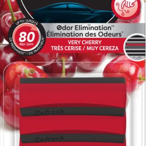 Refresh Your Car Very Cherry Scent Contour Vent Stick Car Air Freshener, 4-Pack