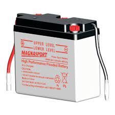 Magnasport 6N4-2A Conventional Flooded Motorcycle Battery – 6 Volt
