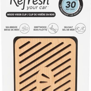 Refresh Your Car Visor Clip Air Freshener, Coastal Fresh Scent, Long-Lasting Car Fragrance