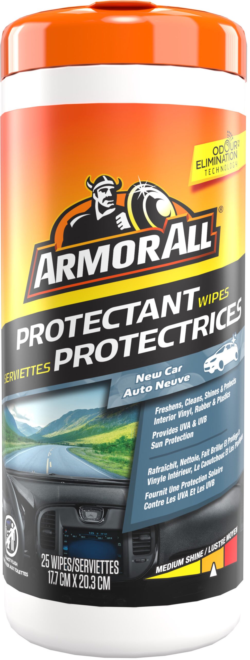 Armor All Car Interior Protectant Wipes in New Car Scent - 25 Count 1 Armor All Car Interior Protectant Wipes in New Car Scent - 25 Count