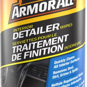 Armor All Interior Detailer Wipes, 25 Count Canister