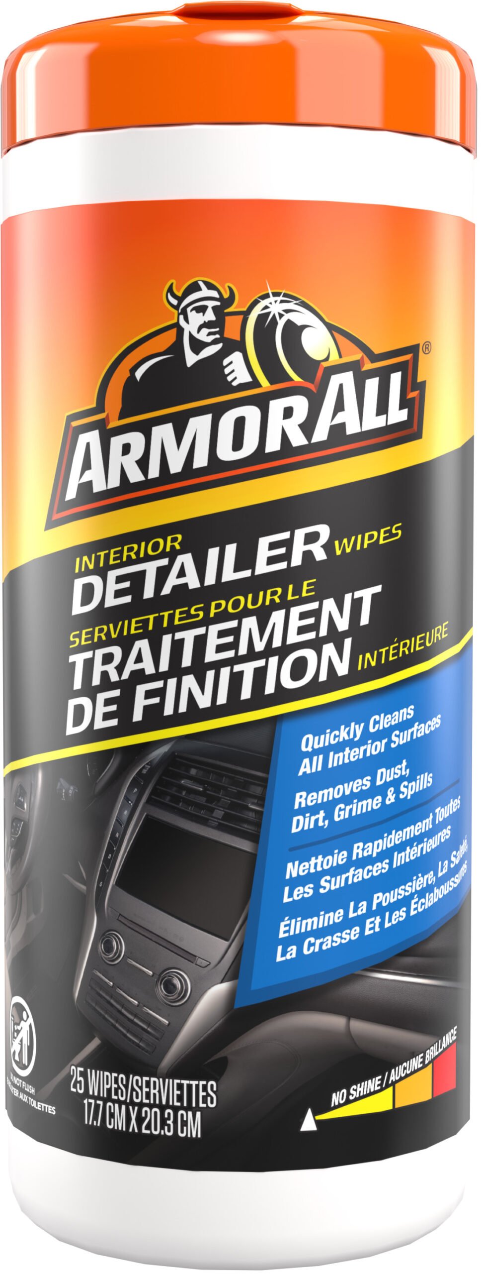 Armor All Interior Detailer Wipes, 25 Count Canister 1 Armor All Interior Detailer Wipes, 25 Count Canister