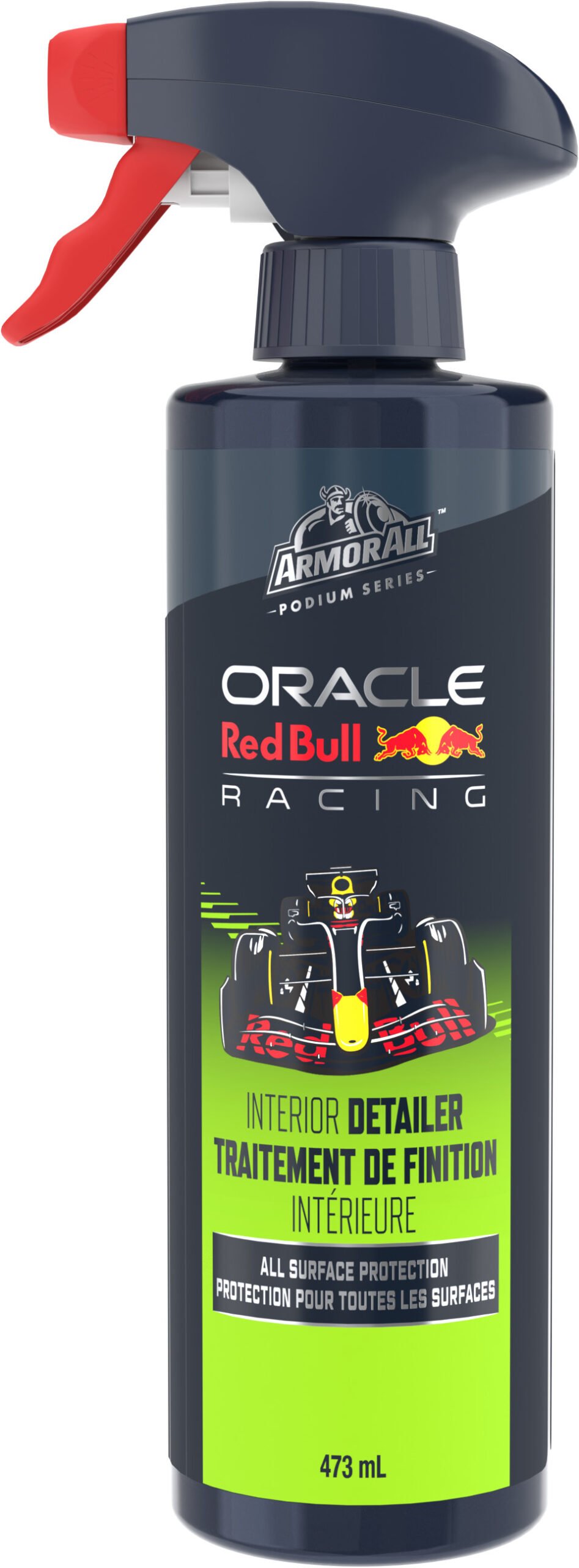 Armor All Podium Series™ Interior Detailer Spray Developed With Oracle Red Bull Racing, 473 mL 1 Armor All Podium Series™ Interior Detailer Spray Developed With Oracle Red Bull Racing, 473 mL