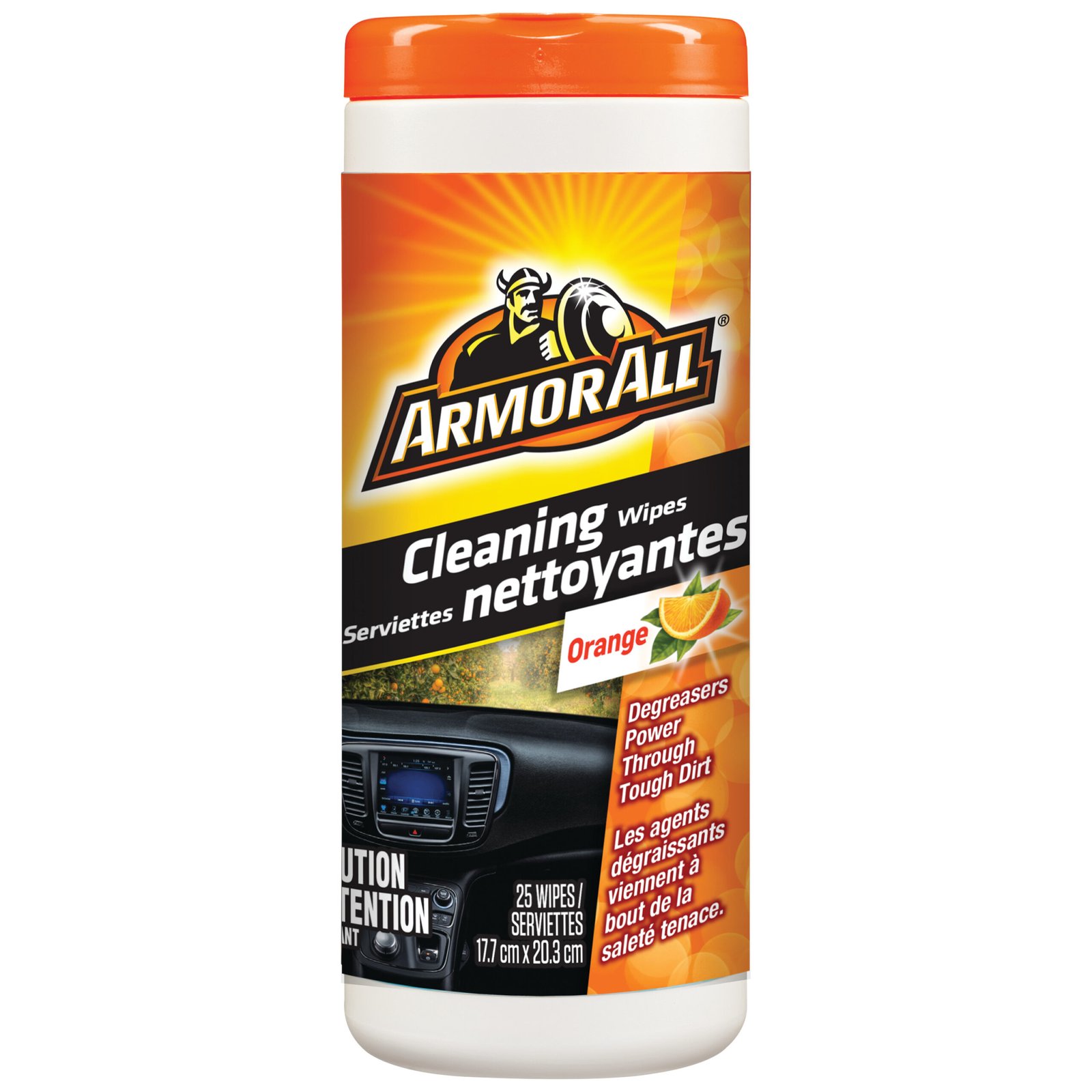 Armor All Orange Air Freshening Car Cleaning Wipes (25 Count) 1 Armor All Orange Air Freshening Car Cleaning Wipes (25 Count)