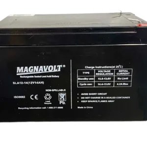 Magnavolt SLA12-14 12V 14Ah Sealed Lead Acid (SLA) AGM Rechargeable Battery