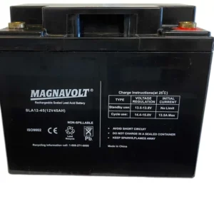 Magnavolt SLA12-45 12V 45Ah Sealed Lead Acid Battery