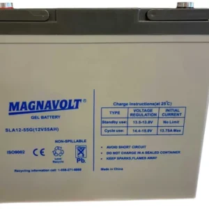 Magnavolt SLA12-55G 12V 55Ah GEL Sealed Lead Acid Batteries