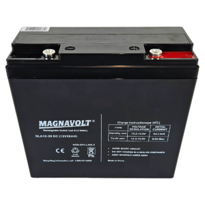 Magnavolt SLA12-20 DC 12V 20Ah Sealed Lead Acid Deep Cycle Batteries