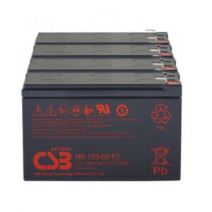 RBC54 Replacement Kit 4pcs 12V 9Ah HR1234WF2w/ terminal cover