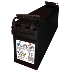 GS Yuasa Portalac PWL12V115FT 12V 115Ah VRLA AGM Battery – 8Hr Rate, M8 Top / M6 Front Terminal, Flame Retardant Case
