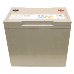 GS Yuasa Portalac PYL12V55TT 12V 55Ah VRLA AGM Battery – 8Hr Rate, M6 Insert Terminals, Flame Retardant Case