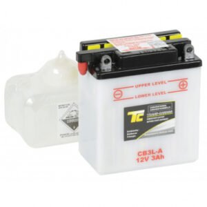 CB3L-A Powersports Battery - Conventional Flooded 12V 3Ah 32CCA (Acid Pack Included)