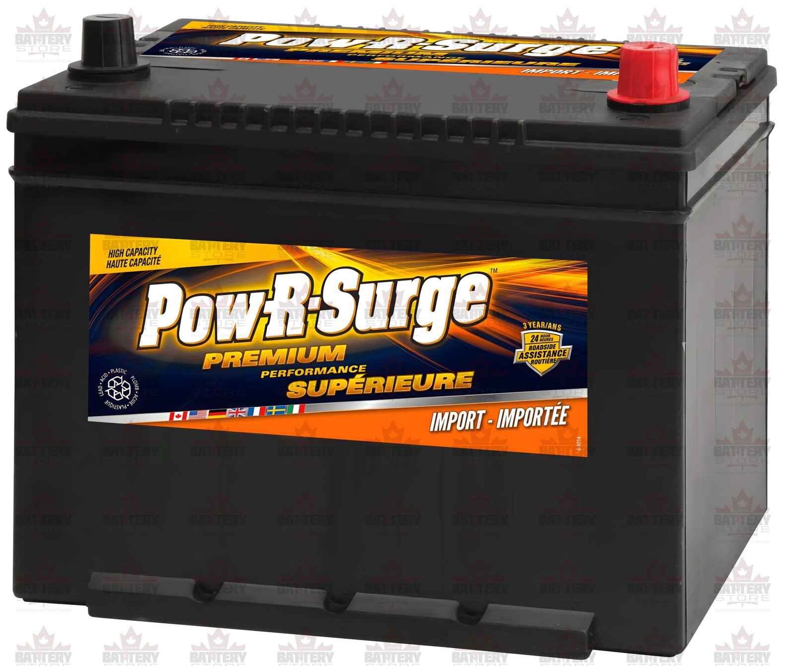 Pow-R-Surge 6124RMF Group 124R Battery by Deka 1 Pow-R-Surge 6124RMF Group 124R Battery by Deka