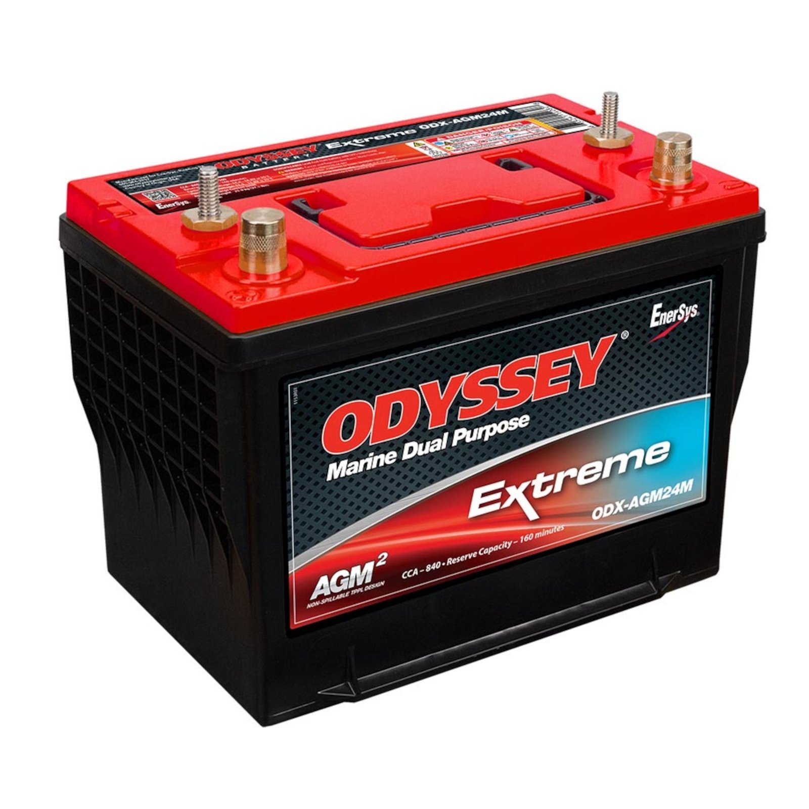 Odyssey ODX-AGM24M 24M PC1500 Extreme Series Marine Battery - 3 Year Warranty