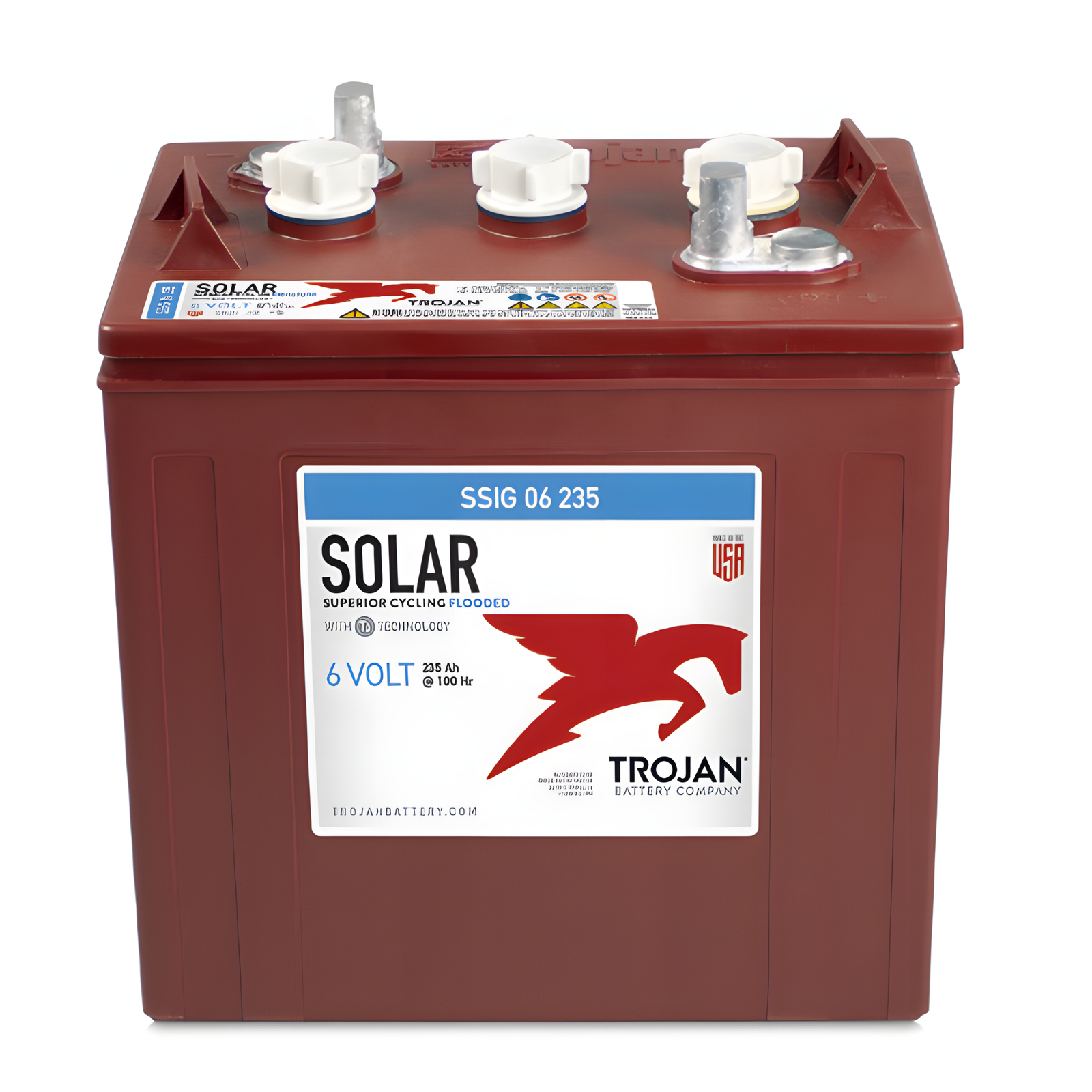 Trojan SSIG 06 235 6V 235Ah Solar Signature Deep Cycle Flooded Battery - Image 2