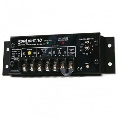 SL-10L-24V Morningstar PWM Solar Charge Controller 24V 10A LVD SunLight