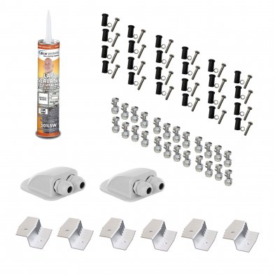 KIT-INSTAL-RV-X3 RV Installation Kit for 3-4 Solar Panels