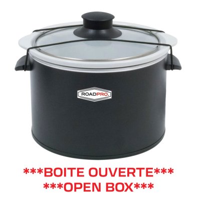 RoadPro RPSL-350 – 12V 1.5 Quart (1.4L) Slow Cooker for RV & Camping